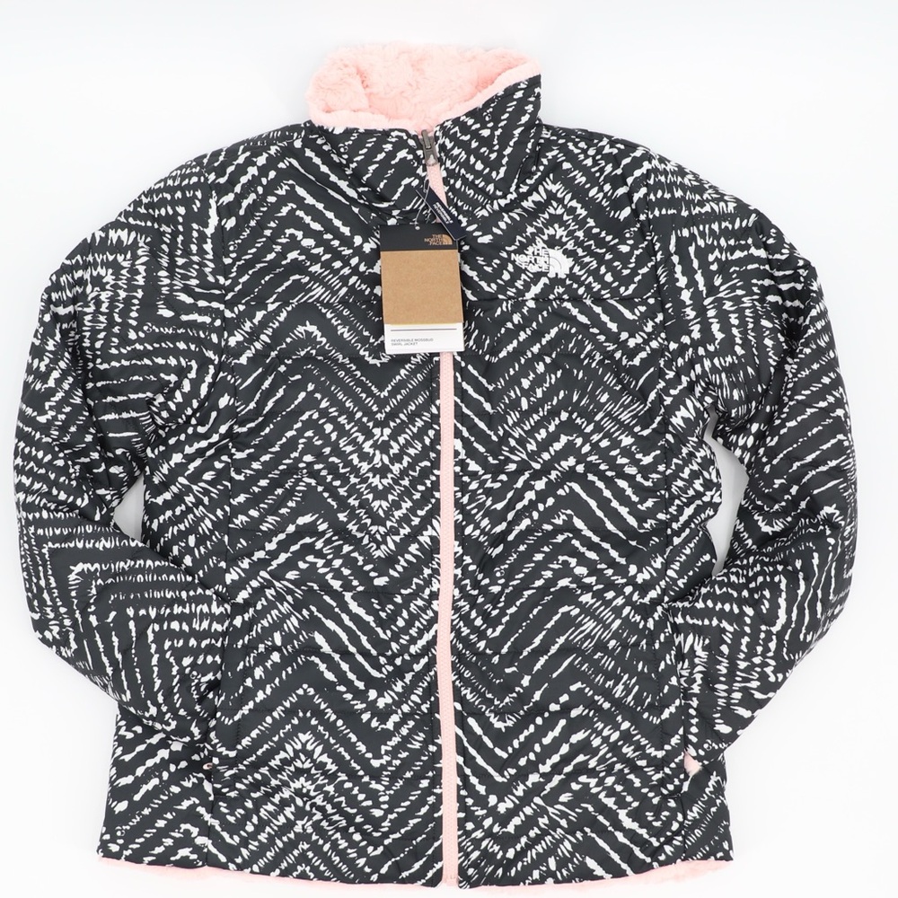 The North Face Youth 18 XL Girls Reversible Mossbud Jacket - Picture 3 of 13